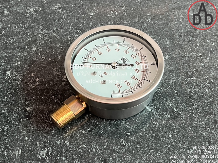 0~16Bar(0~232Psi) Nuova Fima Pressure Gauge(4)